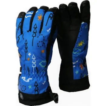 Rukavice ECHT DĚTSKÉ RUKAVICE C0669 4-9LET Velikost: 4/5 let, Barva: Modrá