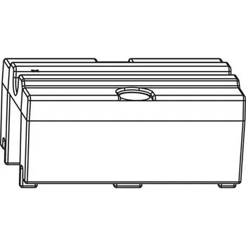 Příslušenství k oknu MACO HS Vedení tyče pro plochou kolejnici, PROFINE PremiDoor, stříbrné (364134)