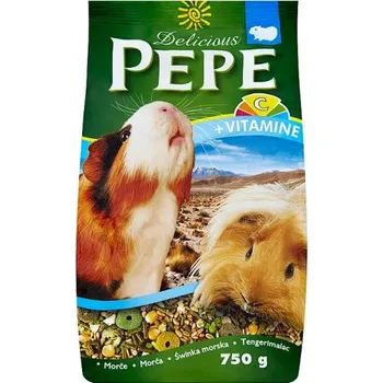 Krmivo pro hlodavce Pepe Delicious kompletní krmivo pro morčata 750g