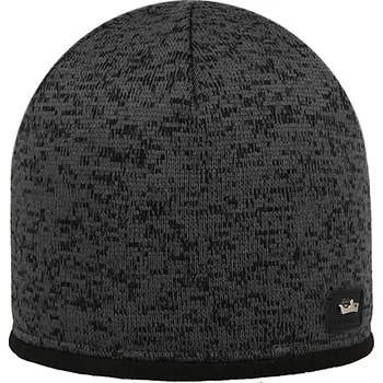 Kojenecké oblečení RDX Chlapecká čepice podšitá fleecem s nášivkou korunka Šedá Vel. 4