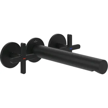 Vodovodní baterie Villeroy & Boch TVZ106012000K5 - Umyvadlová baterie LOOP&FRIENDS matná černá