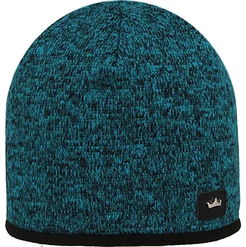 Kojenecká čepice RDX Chlapecká čepice podšitá fleecem s nášivkou korunka Modrá Vel. 5