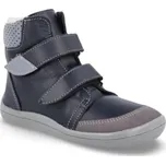 BEDA VYŠŠÍ ZIMNÍ BF 0004/W/SO/MK LUC Black/Grey | Dětské zimní zateplené barefoot boty - 31