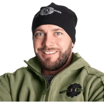Čepice Better Bodies JERSEY BEANIE BLACK – čepice Better Bodies černá