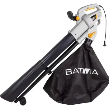 Zahradní technika Zahradní fukar, vysavač a drtič listí, foukač na listí 3 v 1, 162 - 270 km/hod, sběrný vak 40 l, 3.300 kW, 230 V, BATAVIA (BATAVIA)