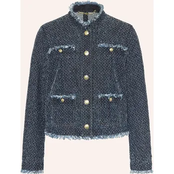 Dámský blejzr Marc Cain Dámská Bunda Hranatého Střihu Z Tvídu, 357 vintage...