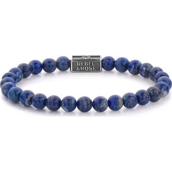 Náramek Rebel & Rose RR-6S002-S-L Mens náramek - Lapis Lazuli 925