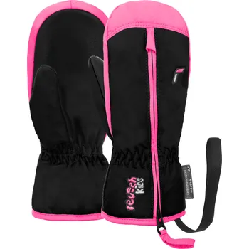 REUSCH BEN MITTEN Black/Knockout Pink Velikost: 5