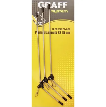Graff Průjezd zahnutý SS 15cm 3ks