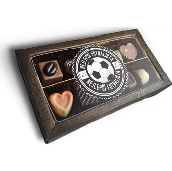 Bonboniéra Sablio Pralinky Nejlepší fotbalista - 10 ks pralinek