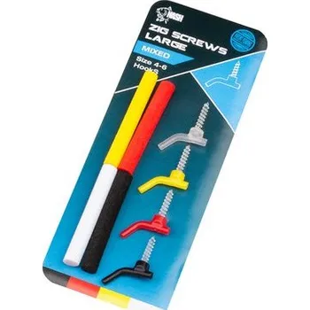 Nash Rovnátko Zig Screws Large Mixed 4ks