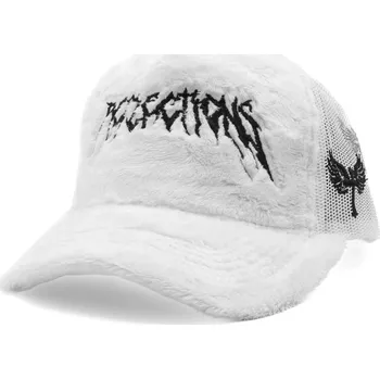Kšiltovka Kšiltovka Reflection Luxury Fuzzy Trucker - White / Black