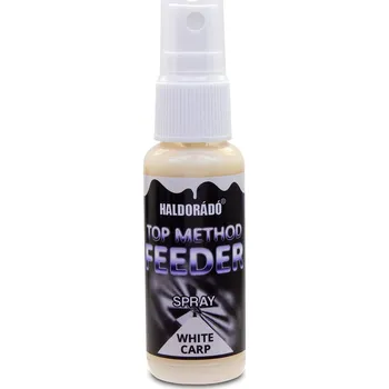 Haldorádó Dip Top Method Feeder Activator Spray 30ml Bílý kapr