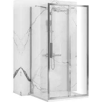 Sprchová kabina REA Rapid Slide Chrome Varianta: Dveře: 160 x Sprchová zástěna: 90