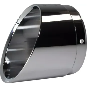 Výfuk pro motocykl Zakončení koncovky výfuku KHROME WERKS pro výfuky s vnějším průměrem 11,5 cm (4,5") CHROME EDGE TIP