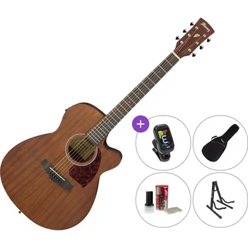 Elektroakustická kytara Ibanez PC12MHCE-OPN SET 2 Open Pore Natural Elektroakustická kytara Jumbo