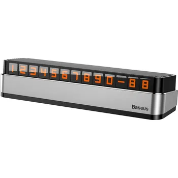 Auto-moto BASEUS ACNUM-B0S / parkovací box na telefonní číslo / za okno / Moonlight Box Series