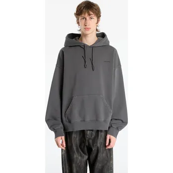 Pánská mikina Mikina Carhartt WIP Hooded Benton Sweat UNISEX Graphite Garment Dyed S