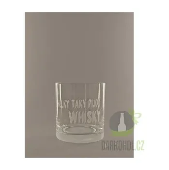 Pískovaný panák na whisky - Holky taky pijou whisky