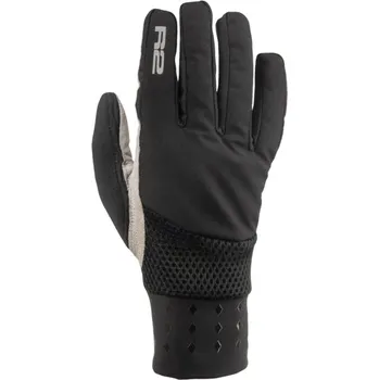 Rukavice Zateplené rukavice na běžky a kolo R2 BOND ATR53A Černá / Šedá Velikost: L