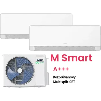Klimatizace MULTISPLIT A+++ AUX M Smart 2 × 2,7 kW + M2-18 (Montáž klimatizace koncovému zákazníkovi musí být provedena dle příslušných právních předpisů pouze oprávněnou osobou/firmou. Případně zajistíme montáž firmou s kterou spolupracujeme.)
