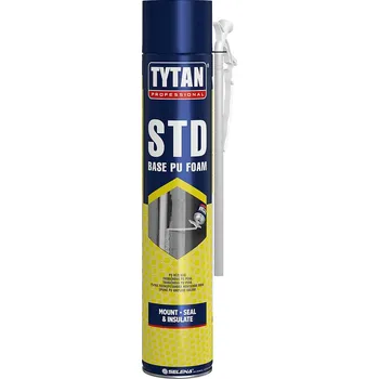 Montážní pěna TYTAN STD BASE montážní těsníci PUR pěna trubičková 670 ml