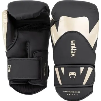 Boxerské rukavice Venum Boxerské rukavice CHALLENGER 4.0 – černo / béžové – 14 Oz