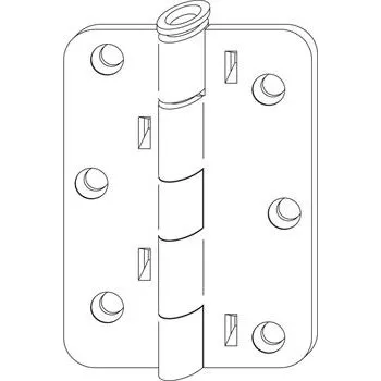 MACO RUSTICO středový závěs přímý, poloha drážky 0 mm, pro sklád.okenice (14060)