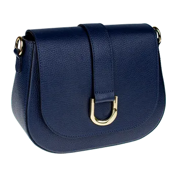Kabelka NovaKabelka.cz Kožená italská crossbody kabelka Debora Blu