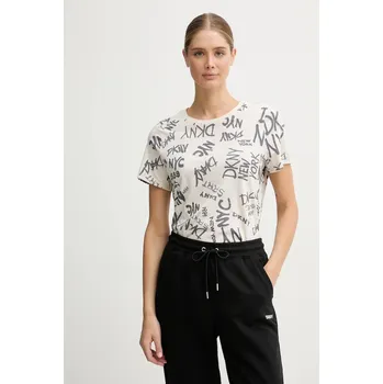 Pánské tričko Bavlněné tričko Dkny TOMPKINS TEES DP5T1330 béžová 80X, vel. S