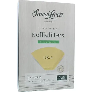 Filtr do kávovaru Kávové filtry Simon Levelt č. 4 - 40 ks