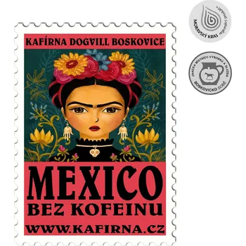 Káva Pražírna Boskovice MEXICO bez kofeinu Vyberte balení: 100 g