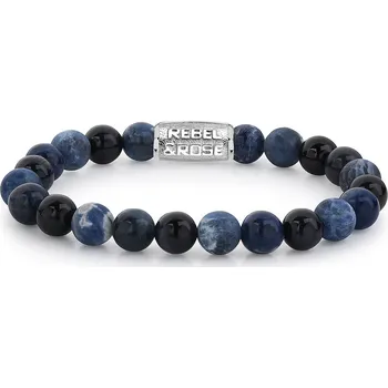 Náramek Rebel & Rose RR-80045-S-L Mens náramek - Blue Rocks