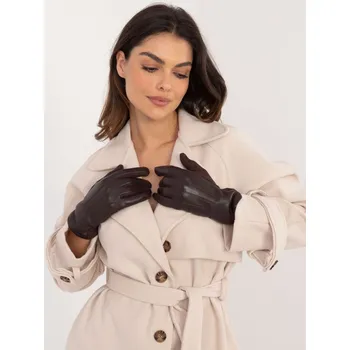 Rukavice Tmavě hnědé rukavice s hřejivou podšívkou AT-