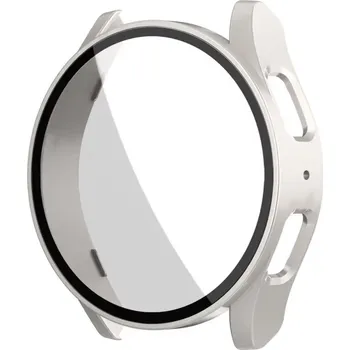 Barevné ochranné pouzdro s tvrzeným sklem pro Samsung Galaxy Watch 7 40mm Barva: Hvězdně bílá