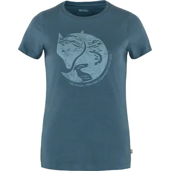 Dámské tričko tričko dámské FJÄLLRÄVEN Arctic Fox Print T-shirt W Indigo Blue - XL