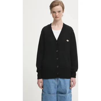 Dámský svetr Vlněný kardigan Fiorucci Angel Patch Merino Wool, M, černá, 99X