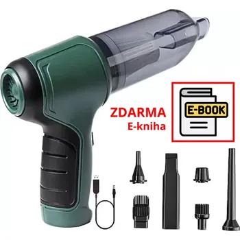 Vysavač Přenosný mini vysavač 3v1 (i foukání ven)