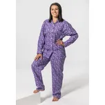 LUIZ Dámské flanelové pyžamo Andrea 62 - VÝPRODEJ- Velikost: KONF42