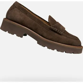 Dámské tenisky Geox Dámské Tmavě hnědé dámské mokasíny Geox Norize Hnědá 40 (2941608)