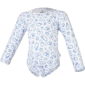 Kojenecký body Body tričko smyk TISK Outlast® - sv.ledově modrá myšky 80