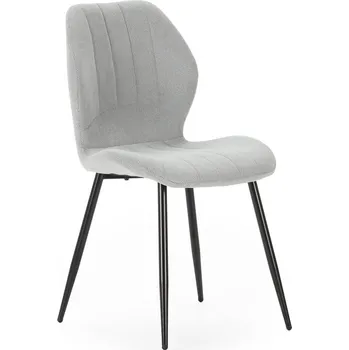 Jídelní židle Světle šedé jídelní židle v sadě 4 ks Milu – Marckeric ID_1695634