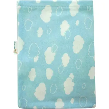 ESITO | Žínka bavlna úplet Jersey Obláček modrá - obláček modrá / 19 x 14 cm