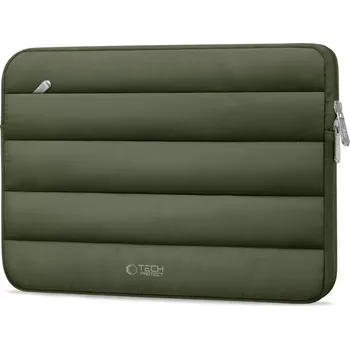 pouzdro na notebook Tech-Protect Fluffy Sleeve 13–14" notebookové pouzdro - Zelené