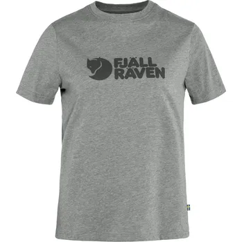 tričko dámské FJÄLLRÄVEN Fjällräven Logo Tee W Grey-Melange - M