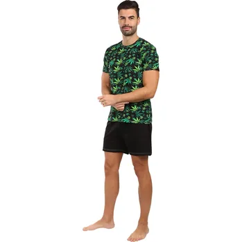 Pánské pyžamo Pánské pyžamo Lonka vícebarevné (Koffing tráva/černá) XL Možnost vrácení zboží ZDARMA do 120 dnů!