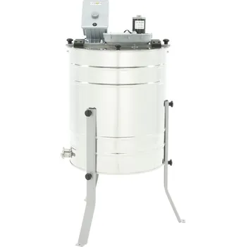 Medomet 4-rámkový tangenciální elektrický 230 V, Ø500 s nerezovým kohoutem, rámka česká 39x24, Langstroth – MINIMA