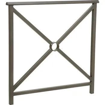 Zábradlí Zábradlí Lisabon s madlem, délka 1000 mm, jednoduchý kříž, barva šedá Procity