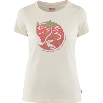 Dámské tričko tričko dámské FJÄLLRÄVEN Arctic Fox Print T-shirt W Chalk White - XL