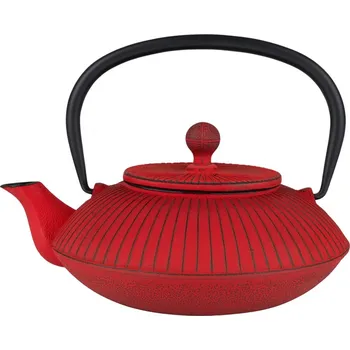 Konvice na čaj Litinová konvice ASIA červená